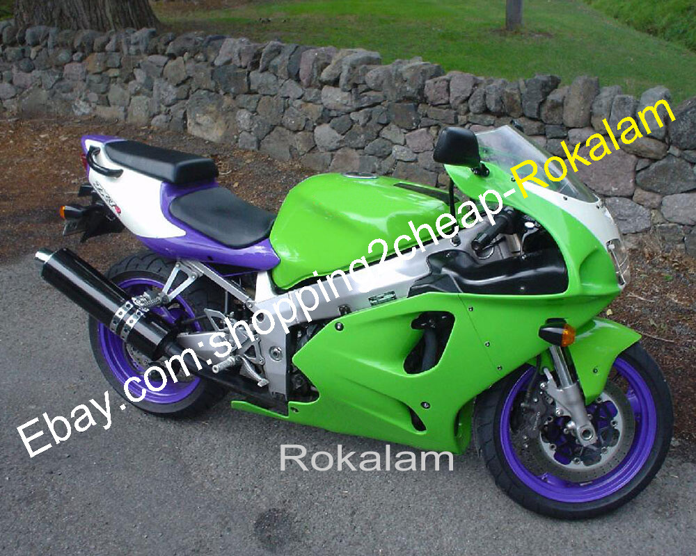 For ZX-7R 1996 2002 2003 ZX7R ZX 7R Green Purple Sport Motorcycle