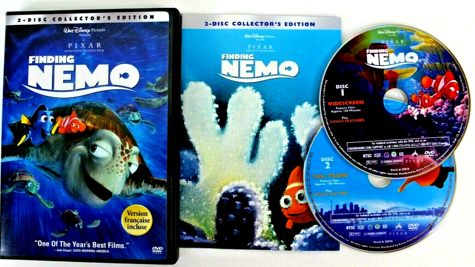 FINDING NEMO DVD 2 DISC COLLECTOR'S EDITION 2003 WALT DISNEY | eBay