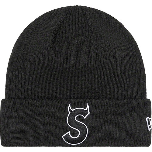 New Era Supreme® S Logo Beanie (FW22) - Black | eBay