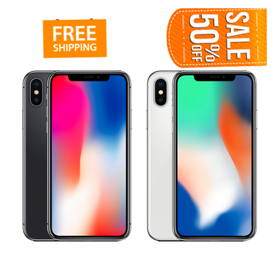 Apple iPhone X 64GB 256GB Silver Space Gray Unlocked Verizon At&t