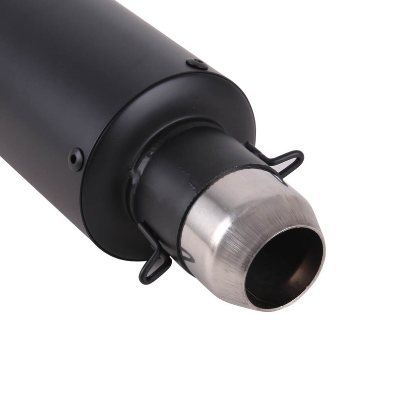 Black Exhaust Muffler Tail Pipe For Dirt Bike ATV Motorcycle
