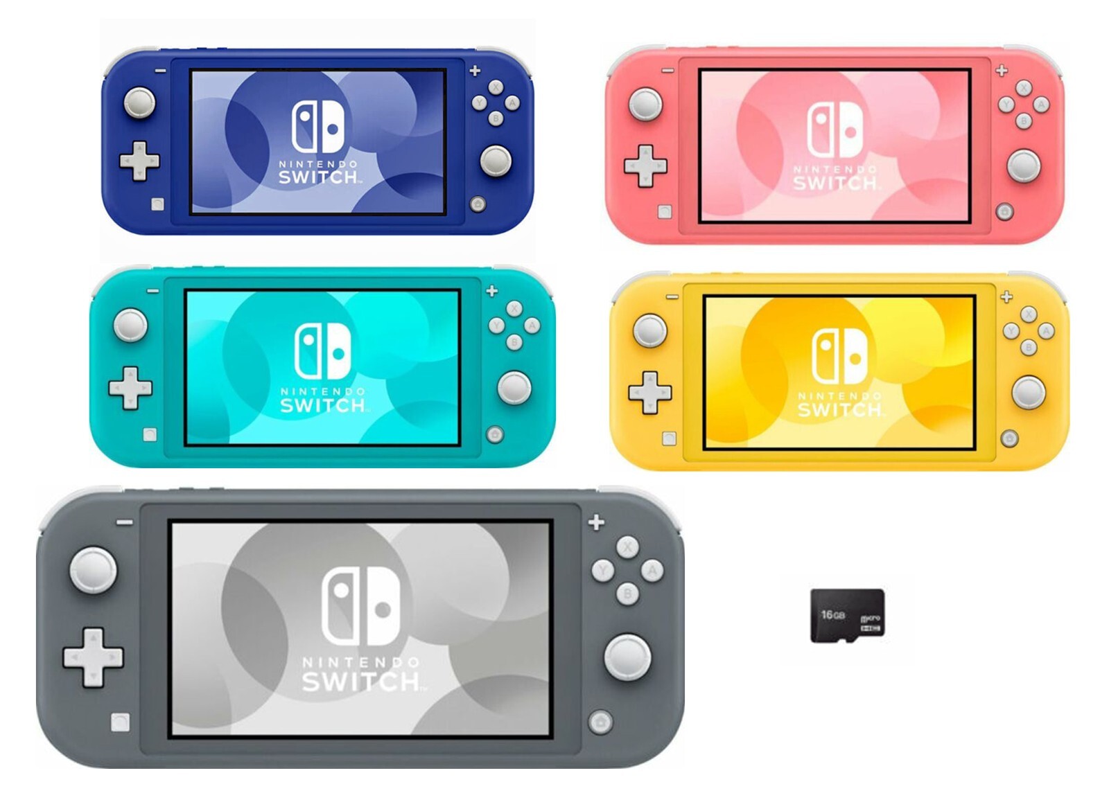 NEW Nintendo Switch Lite 32GB +16GB SD Card + ✈️ FREE 2-DAY