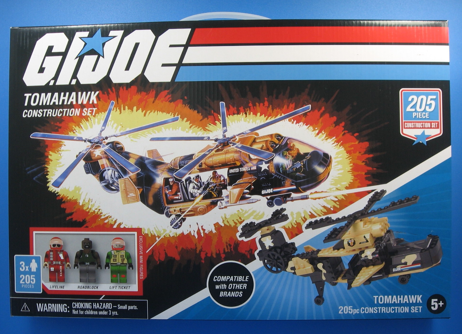 GI Joe Tomahawk Helicopter Construction Set Lifeline Forever