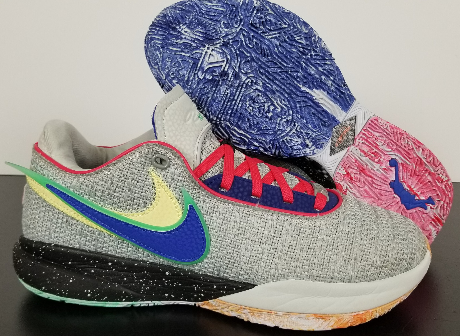 NIKE LEBRON XX 20 NIKE LIFER SILVER BLUE RED BASKETBALL NEW DJ5423