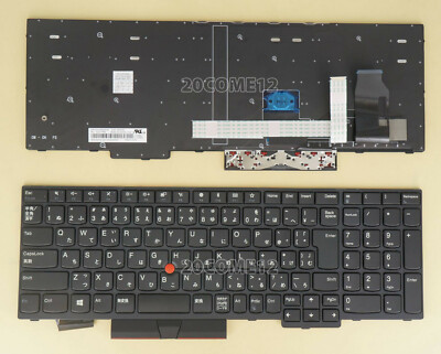 For Lenovo Thinkpad L580 T590 L590 P52 P72 Keyboard Japanese Black