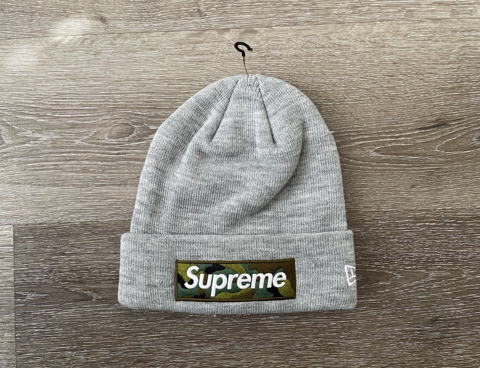 Supreme New Era Box Logo Beanie Camo | eBay