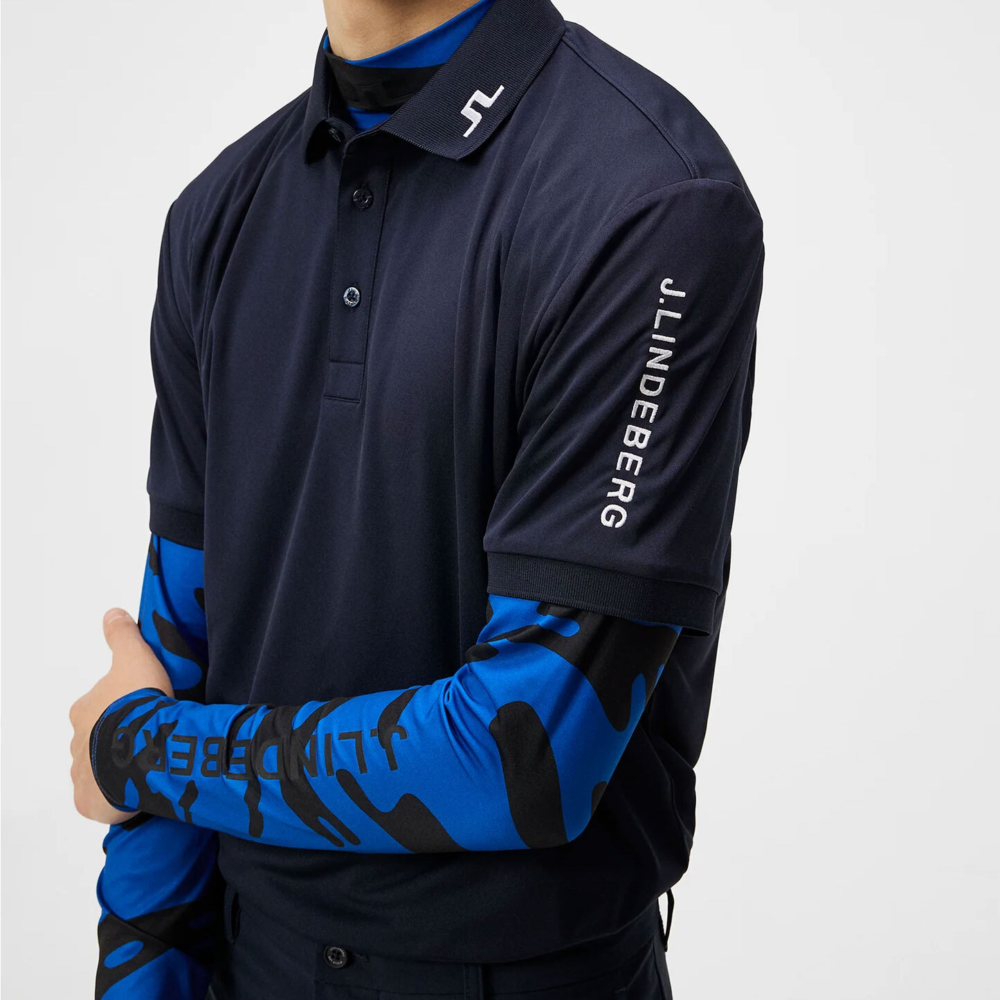 New Mens J.LINDBERG TOUR TECH REGULAR FIT GOLF POLO GMJT06337-6855