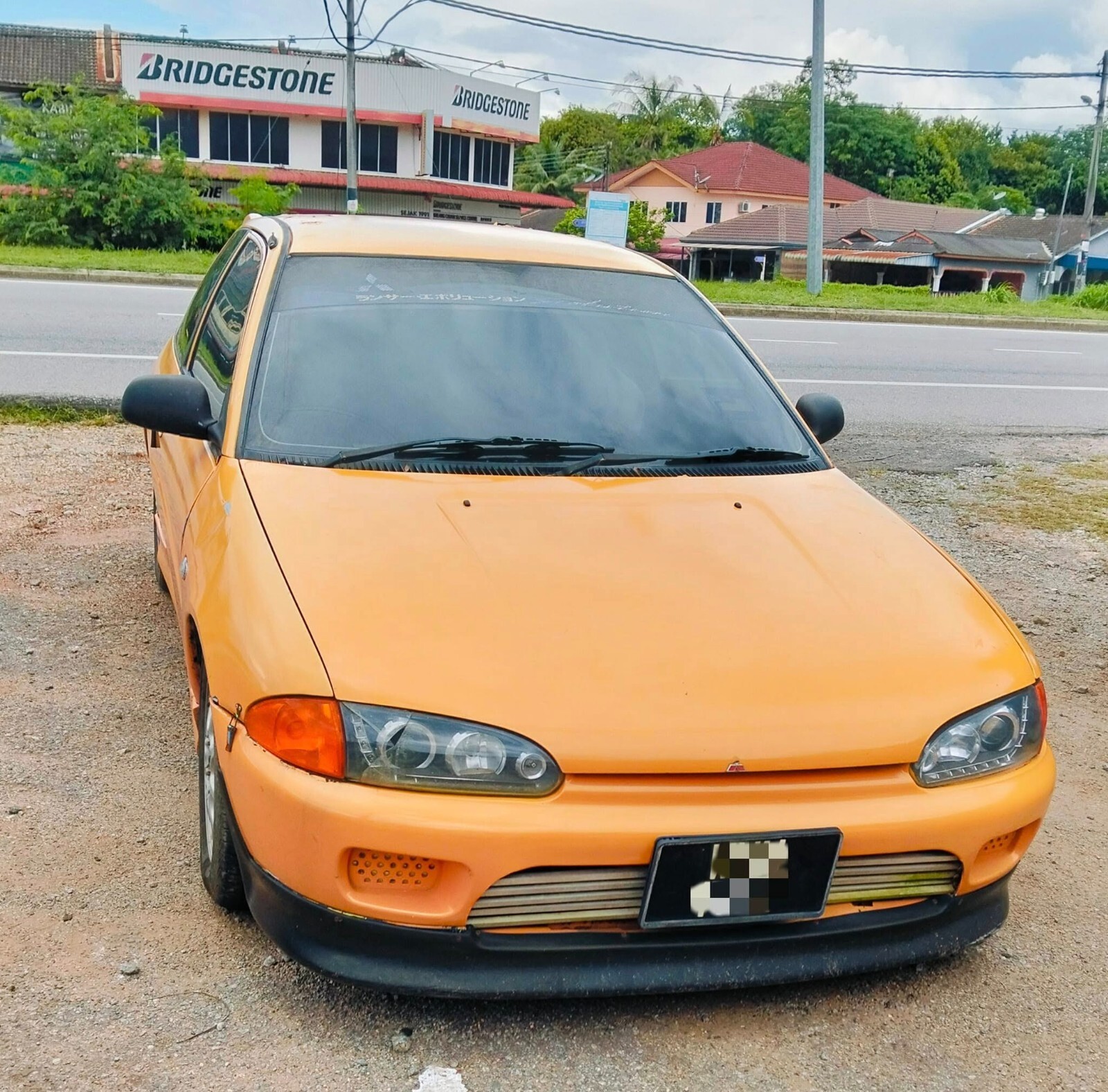 for JDM Mitsubishi Mirage Asti Cyborg Mivec CA1A PU front bumper