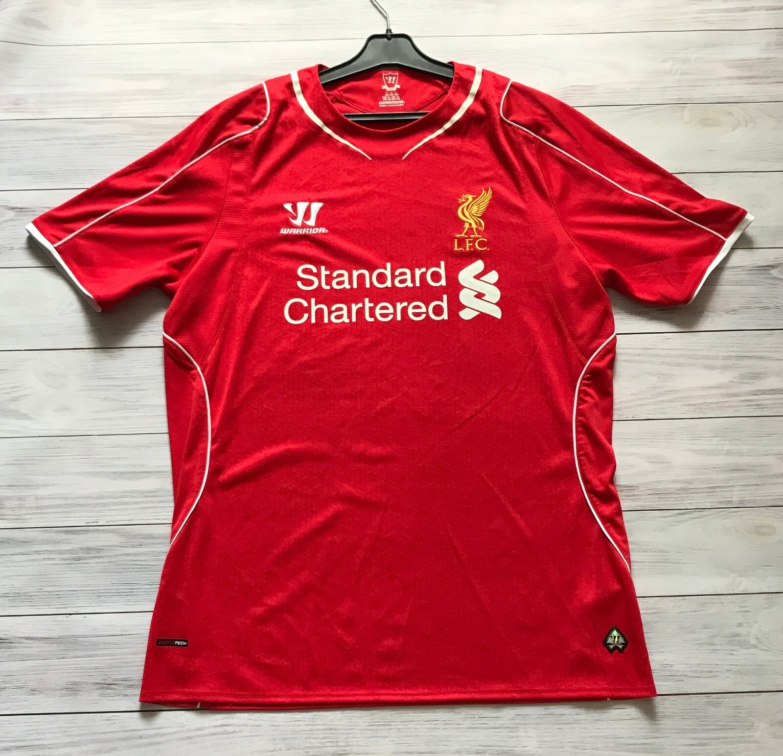 Liverpool 2014 - 2015 Home football shirt jersey Warrior size L | eBay