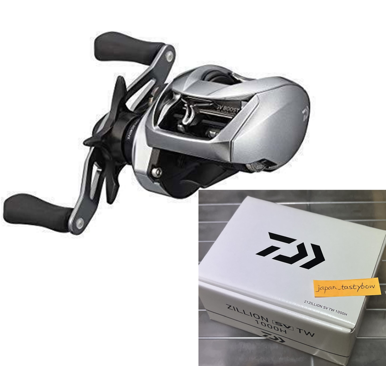 Daiwa Zillion SV TW 1000H Baitcasting Reel Made in Japan Right