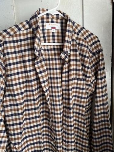 FW16 Supreme Aquascutum Waterproof Club Jacket Plaid Size Large