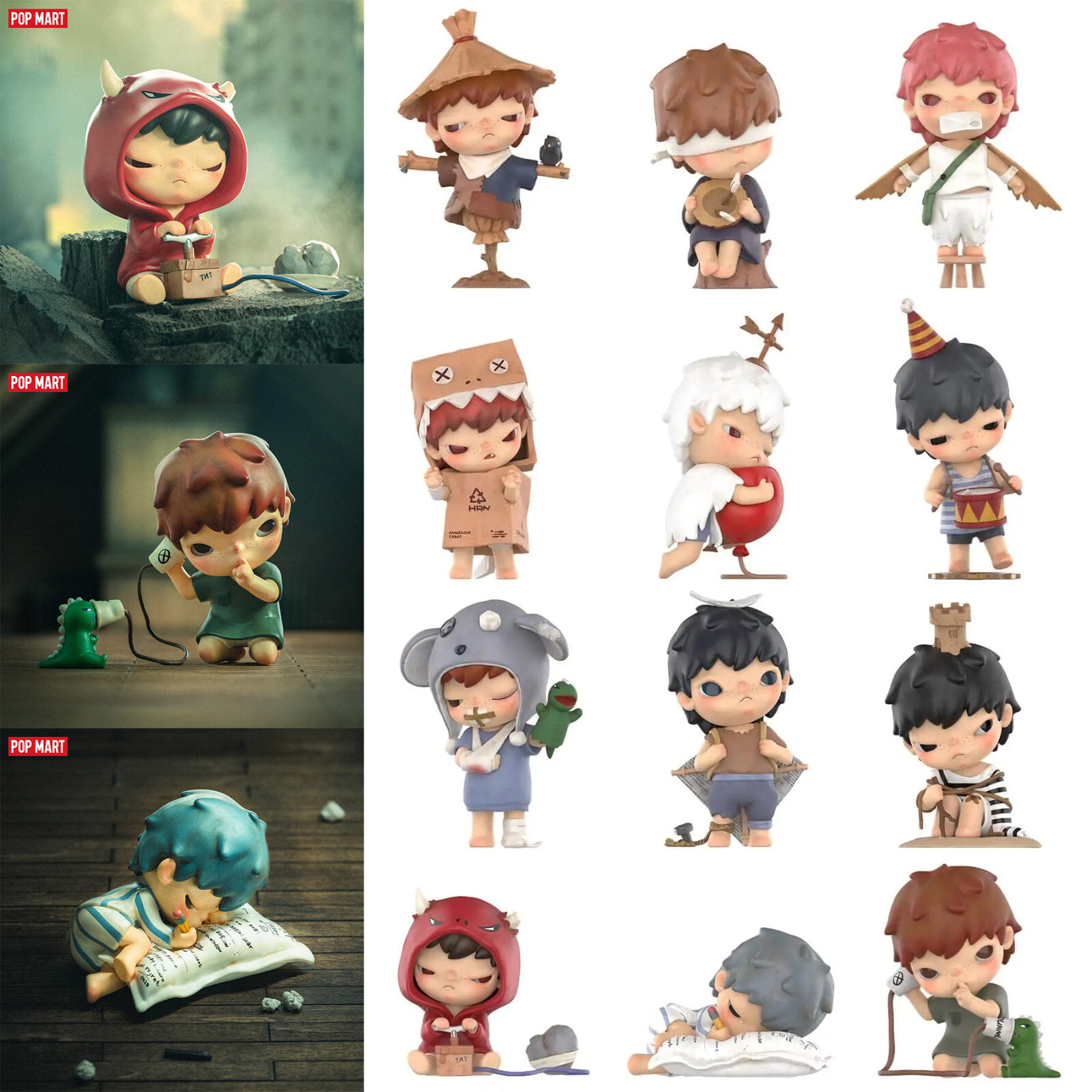 POP MART x Hirono Mime Series Confirmed Figure Toy Sealed Bag in