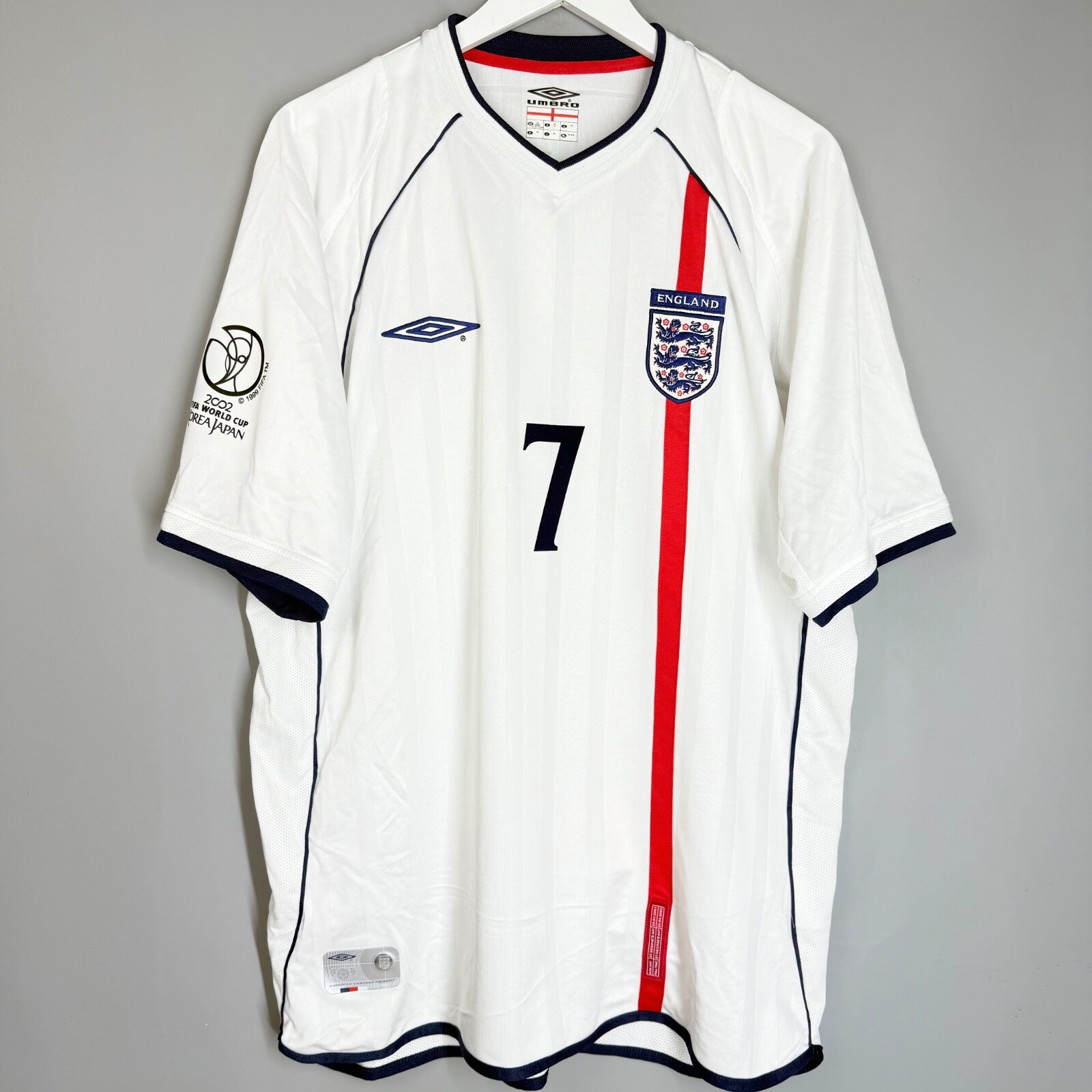 UMBRO 2001 イングランド ベッカム 2001.6.10 Greece 2001/03 Beckham