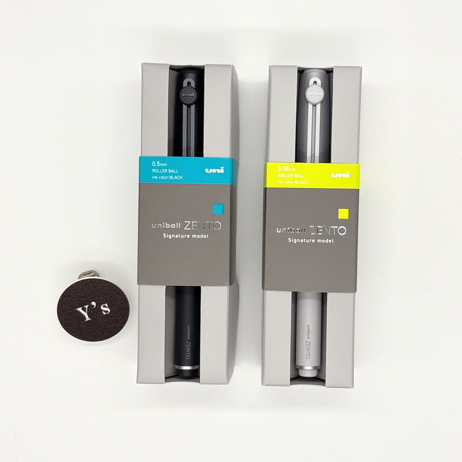 Mitsubishi Pencil Uniball ZENTO Signature Model Set Silver & Black