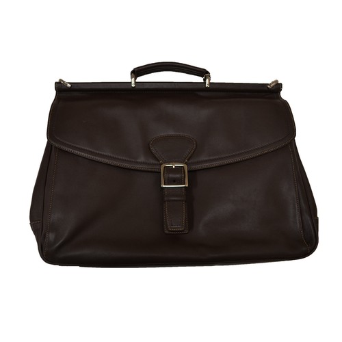 Coach Vintage Ergo Pocket Zip Bag Glovetanned Leather 9025 Black