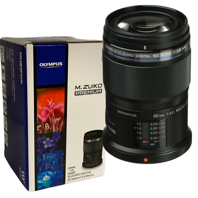 New OLYMPUS M.Zuiko Digital ED 60mm f/2.8 Macro Lens Micro Four