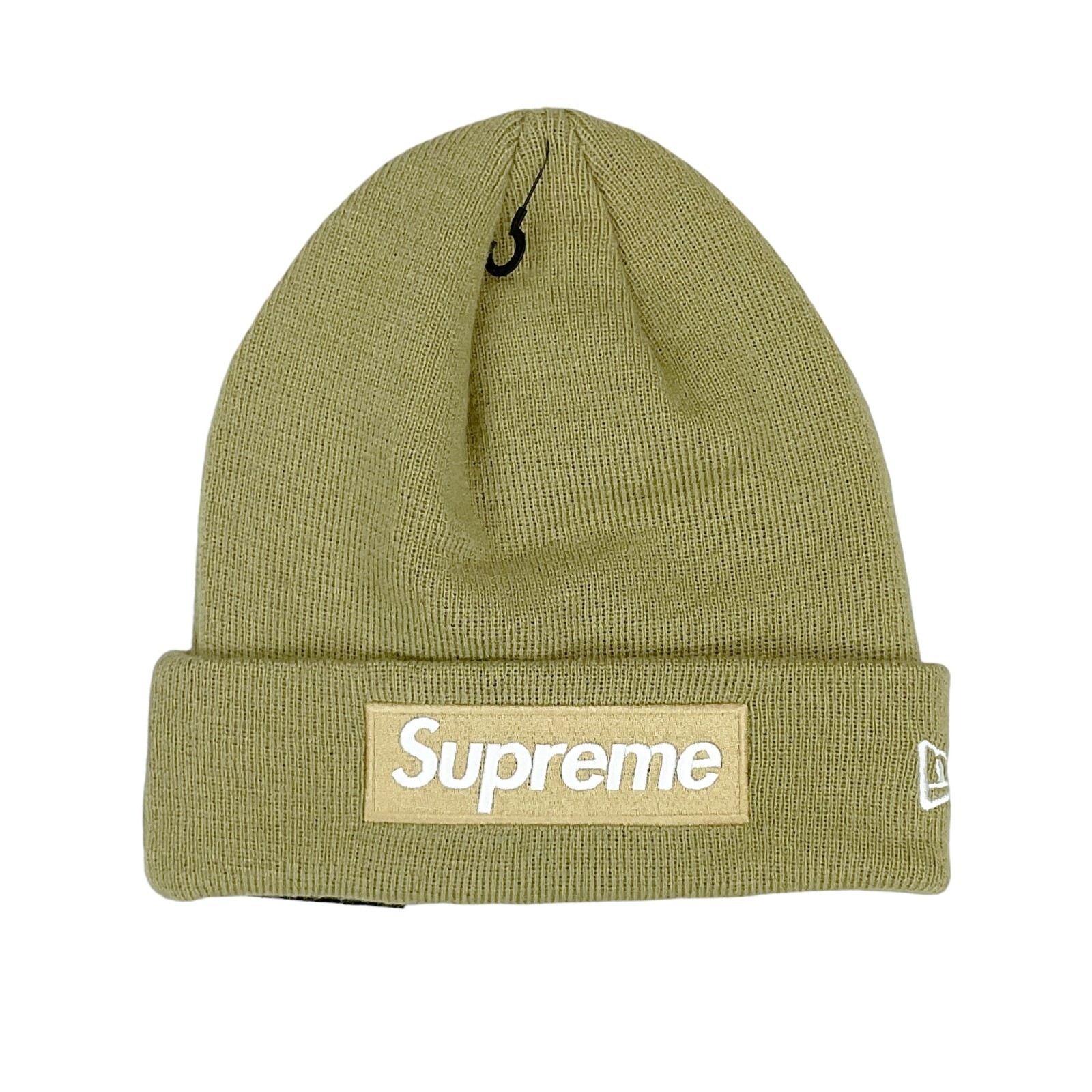 Supreme x New Era FW23 Box Logo Beanie Dark Sand | eBay