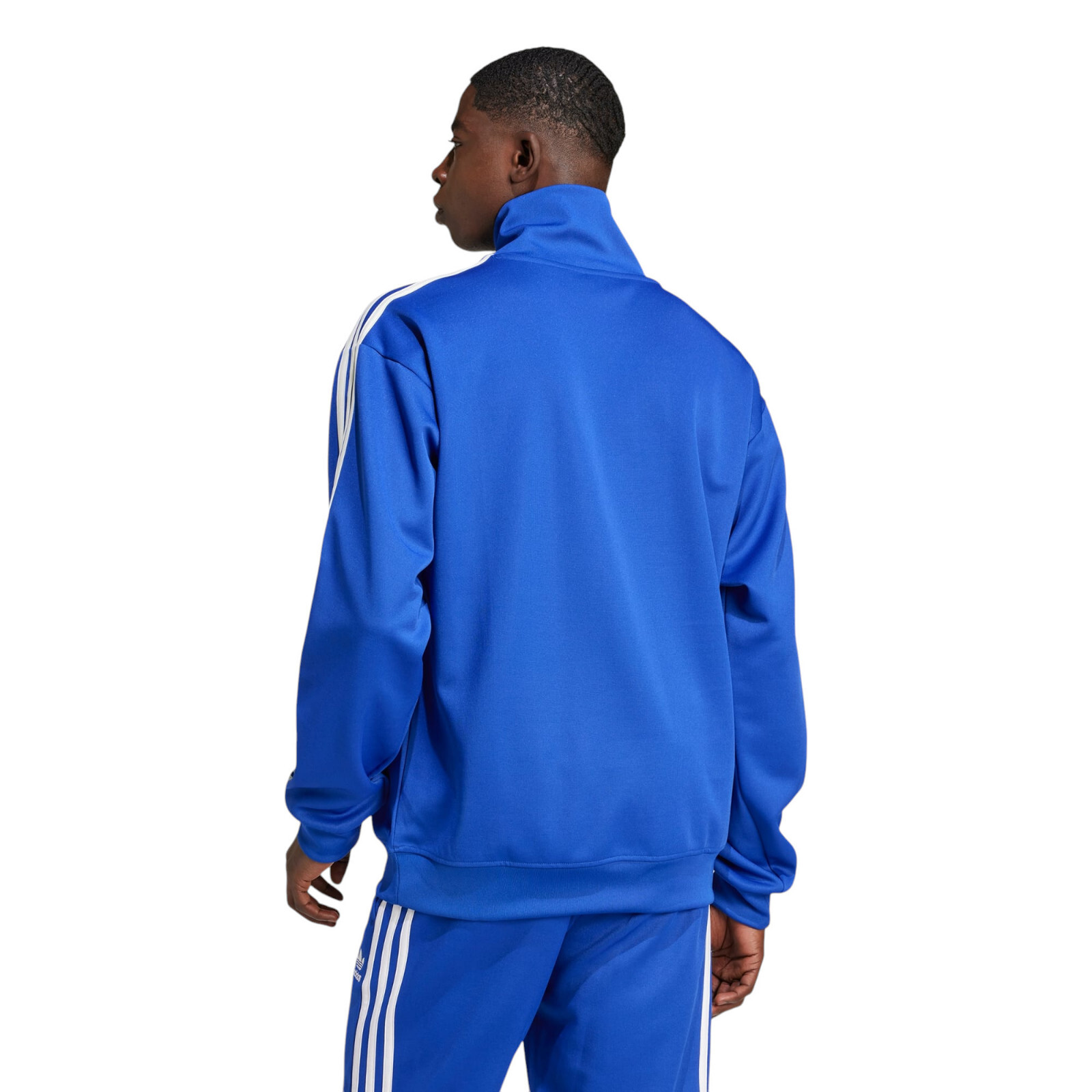 Men's Adidas Originals Lucid Blue Adicolor Funnel Neck Track Top