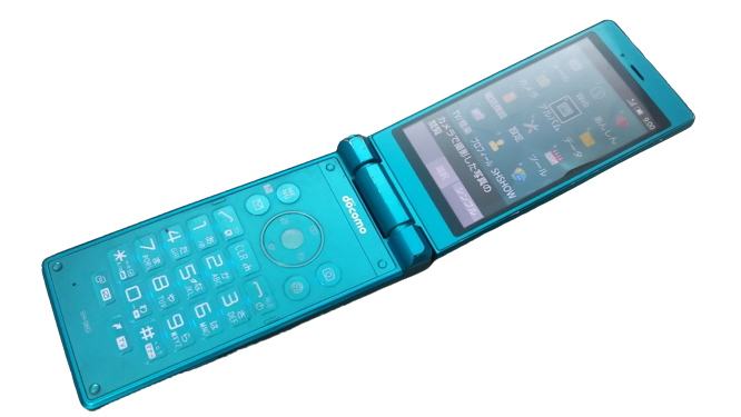 Sharp Aquos Keitai SH-06G Flip Mobile Phone Blue Green Good | eBay