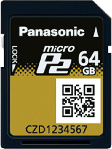 Panasonic 64GB F-Series P2 Card AJ-P2E064FG | eBay