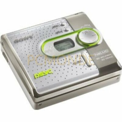 Sony MD Walkman Psyc MiniDisc Network Player - White/Lime (MZ
