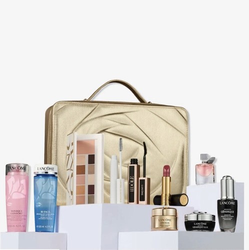 Lancome Gold Gift Box 2023 $588Value Full 10 Iconic Products
