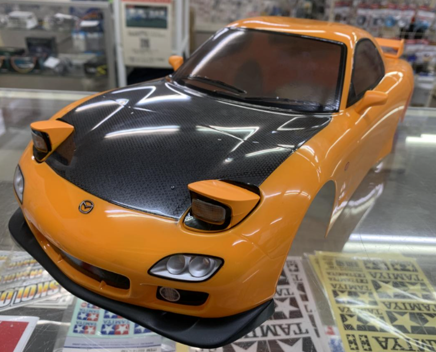 くりこう 1/10 タミヤ TT01 RX-7 FD3S カスタム 鬼速 くりこう 1/10