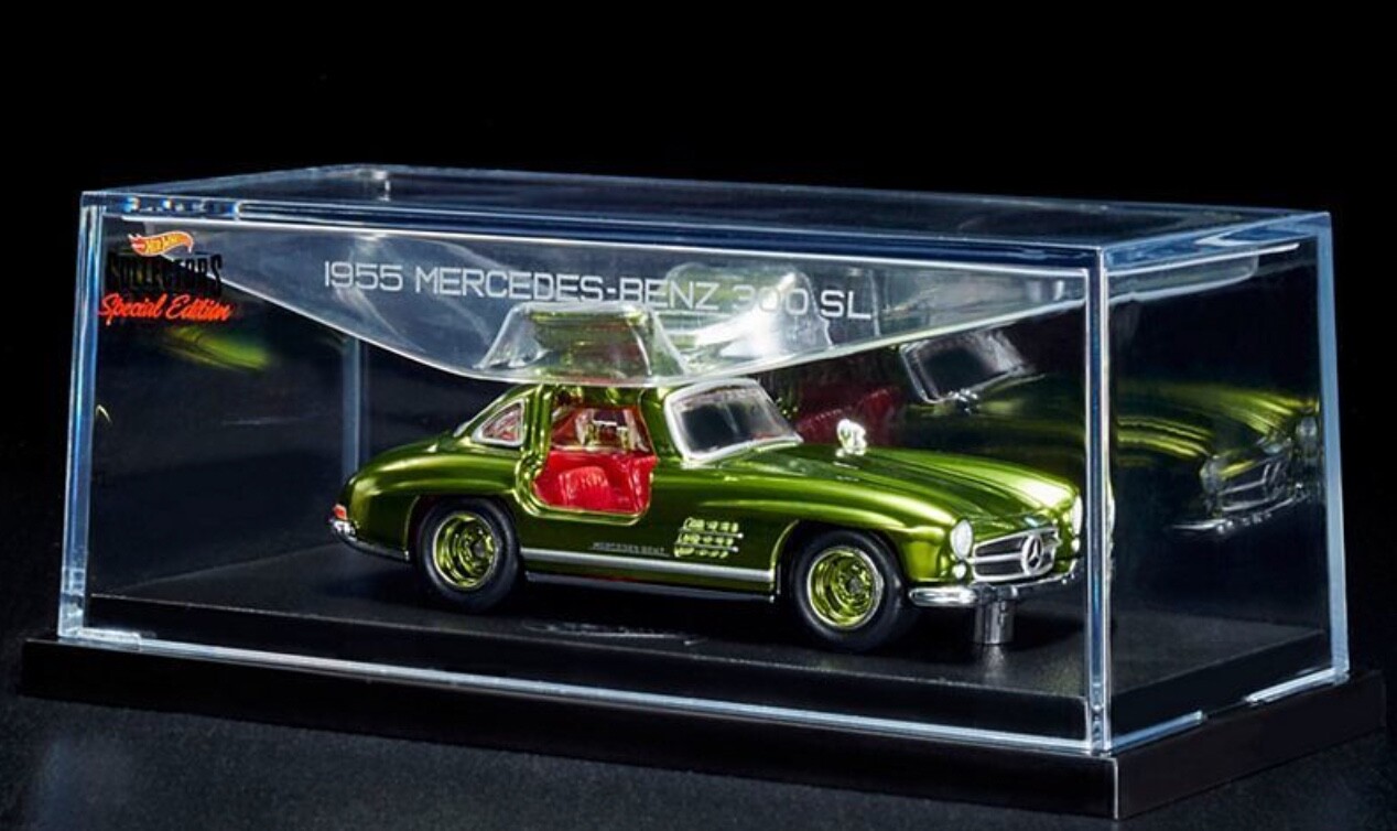 FACTORY SEALED! RLC GULLWING Green Mercedes-Benz '55 300SL Hot