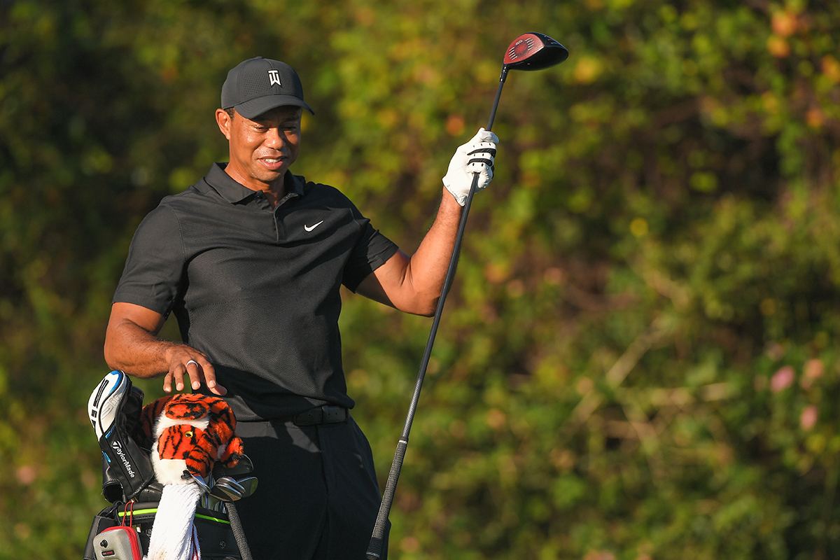 テーラーメイドの未発表1Wも投入？ タイガー・ウッズ“復帰戦”ギア