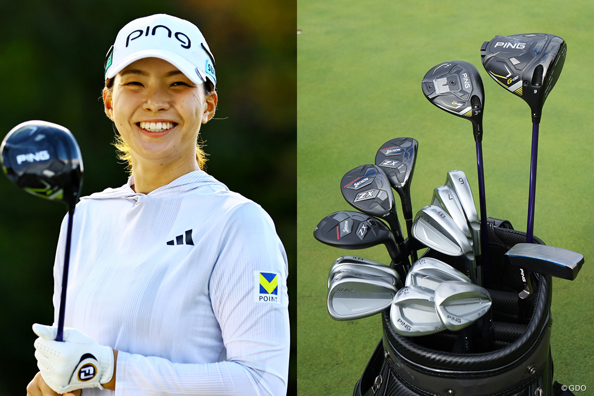 渋野日向子最新14本 何じゃこりゃ！新パターのネックに赤い“唐辛子