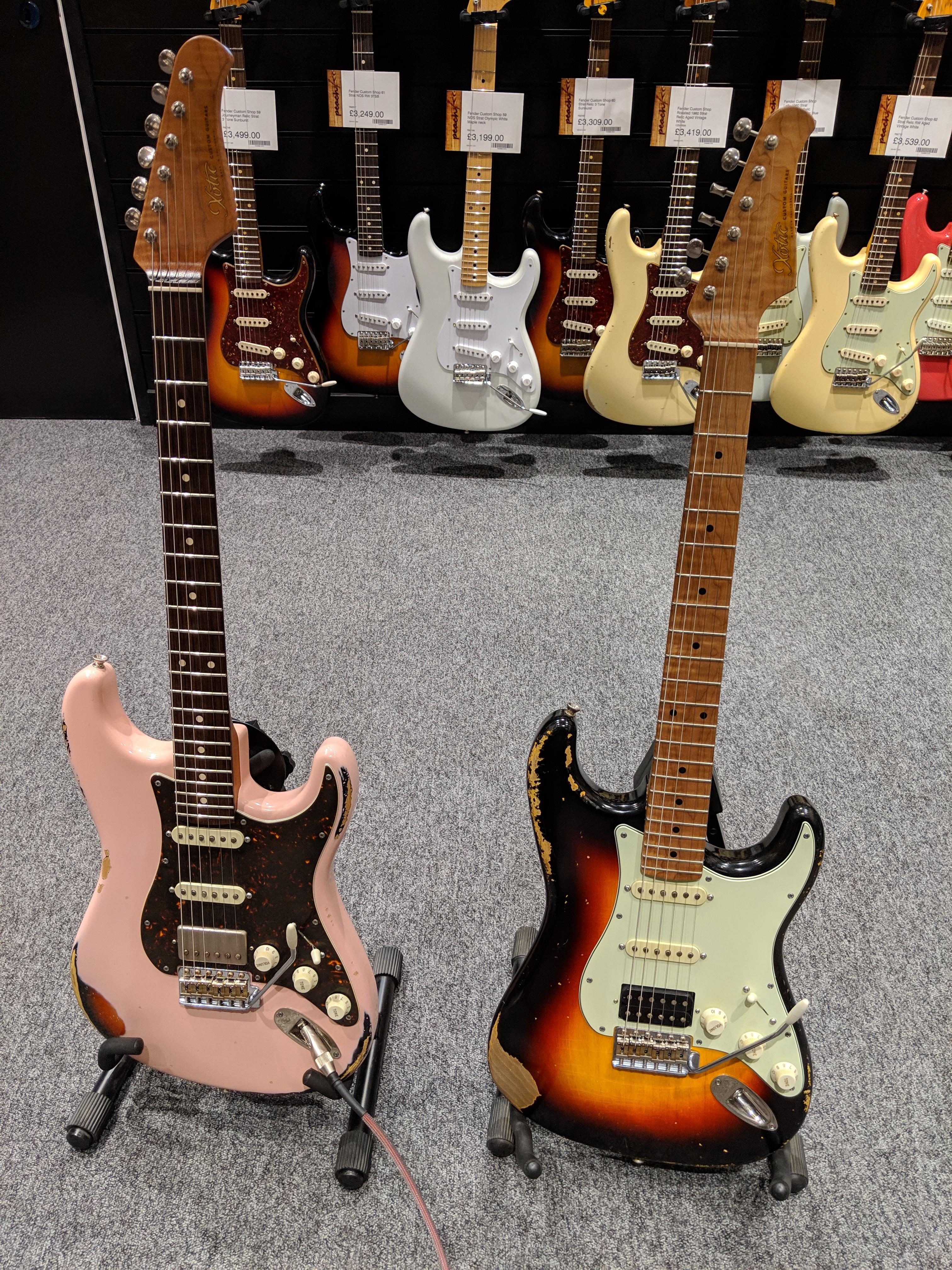 NGD: Xotic XSC-2 shell pink over sunburst - amazing guitar | The