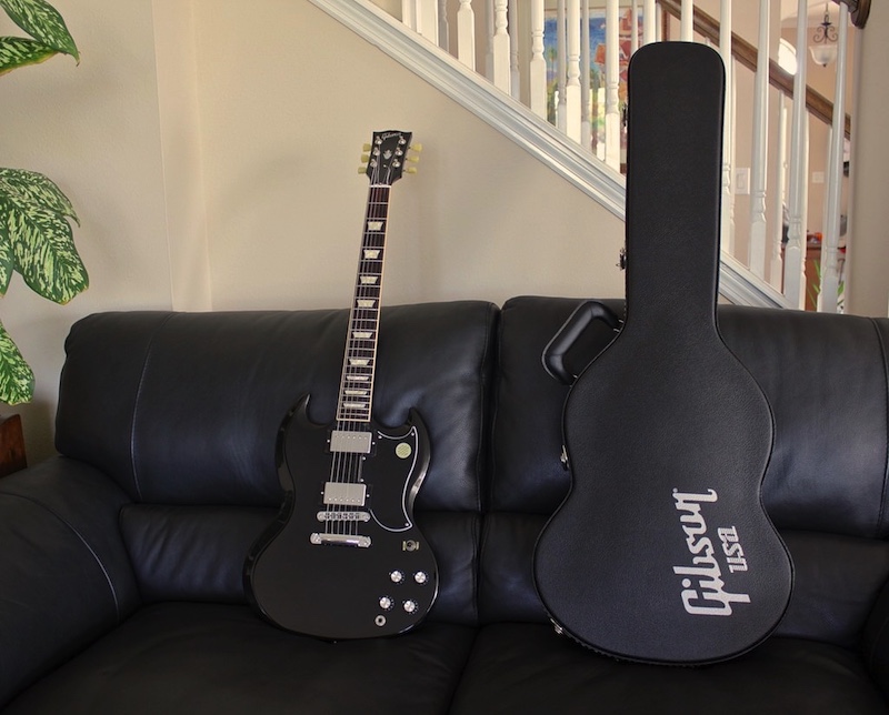 2002 gibson sg faded with crescent moon inlay's - Gibson USA