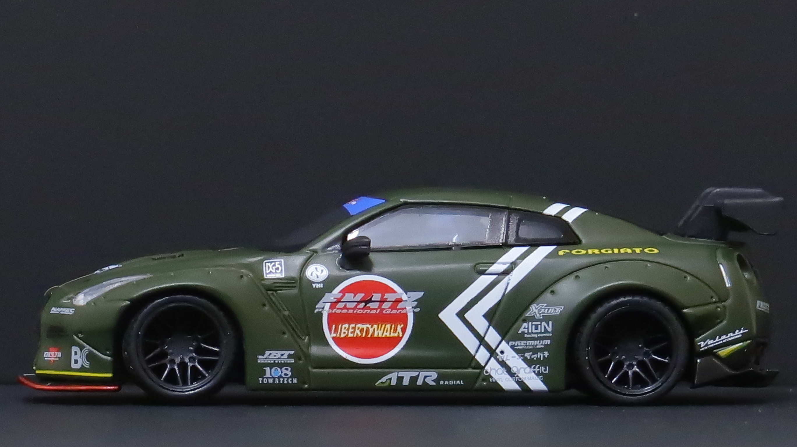 モデルインプレッション】TSM Mini GT LB Works Nissan GT-R R35 Rear