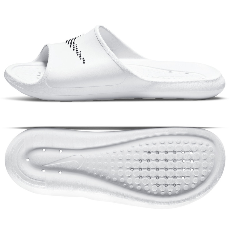 Nike Victori One White/Black CZ5478-100 Men's Shower Slides | eBay