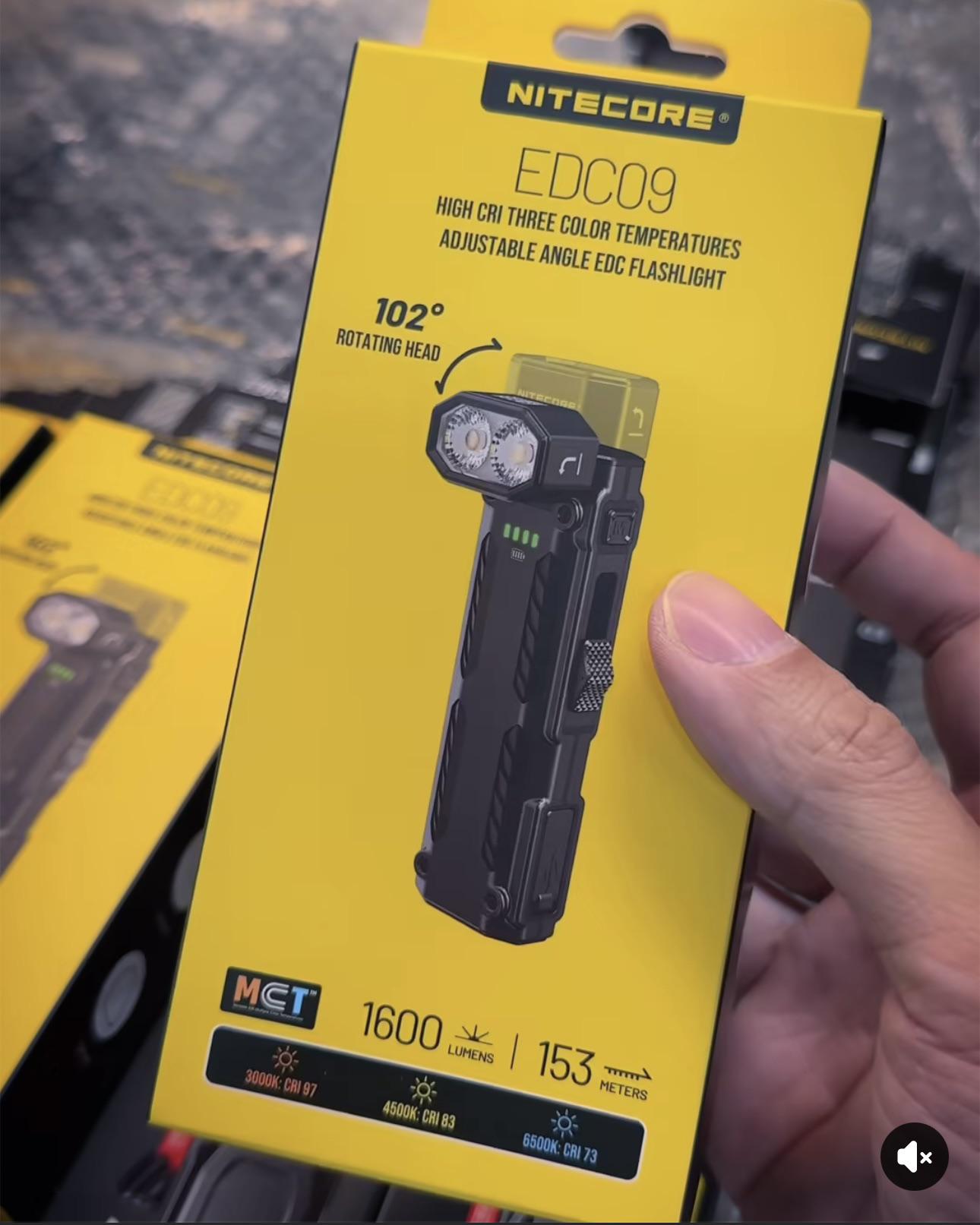New Nitecore Light is Interesting EDC09 : r/flashlight