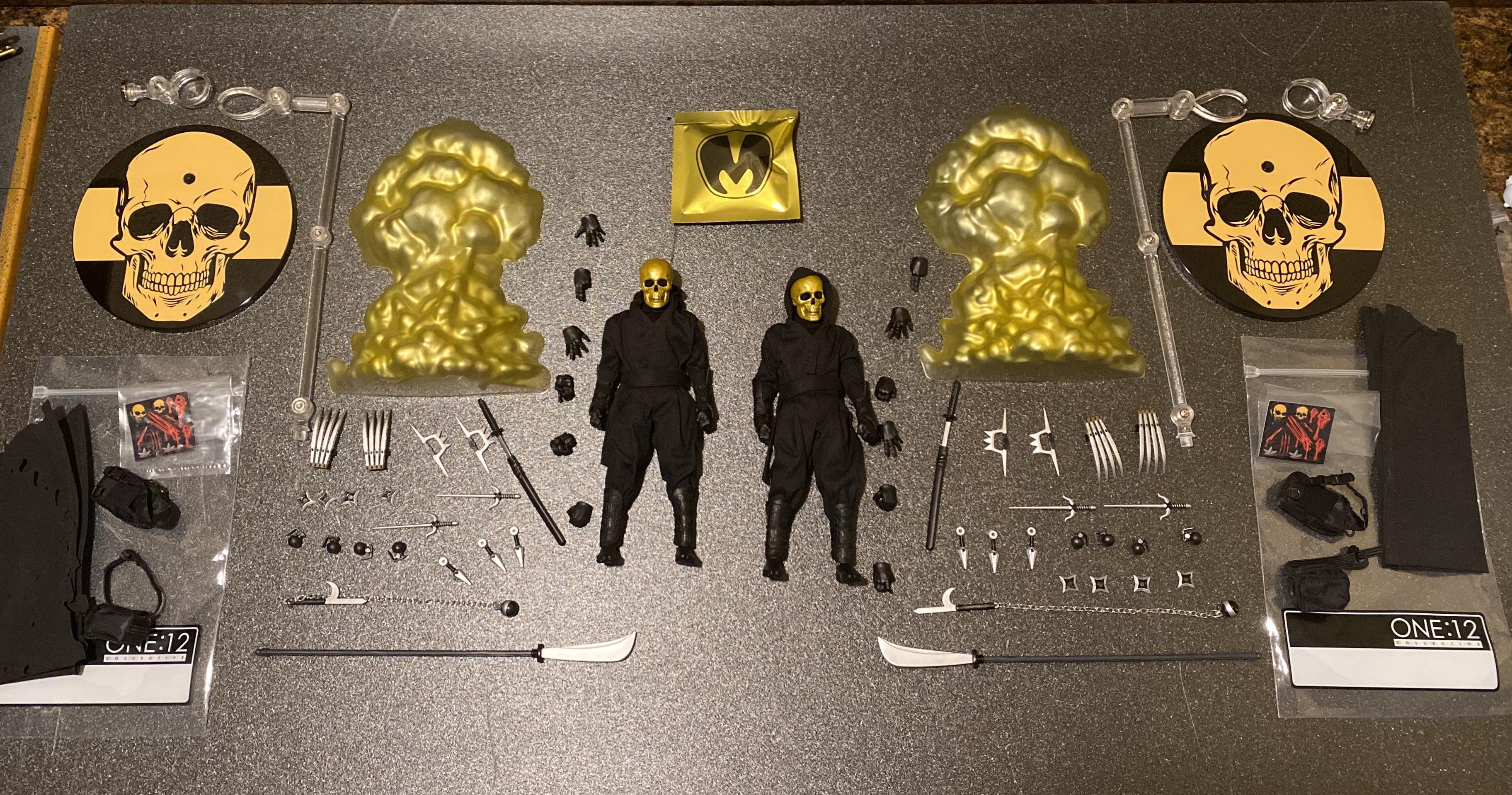 Mezco Gold Skull Ninja : r/ActionFigures
