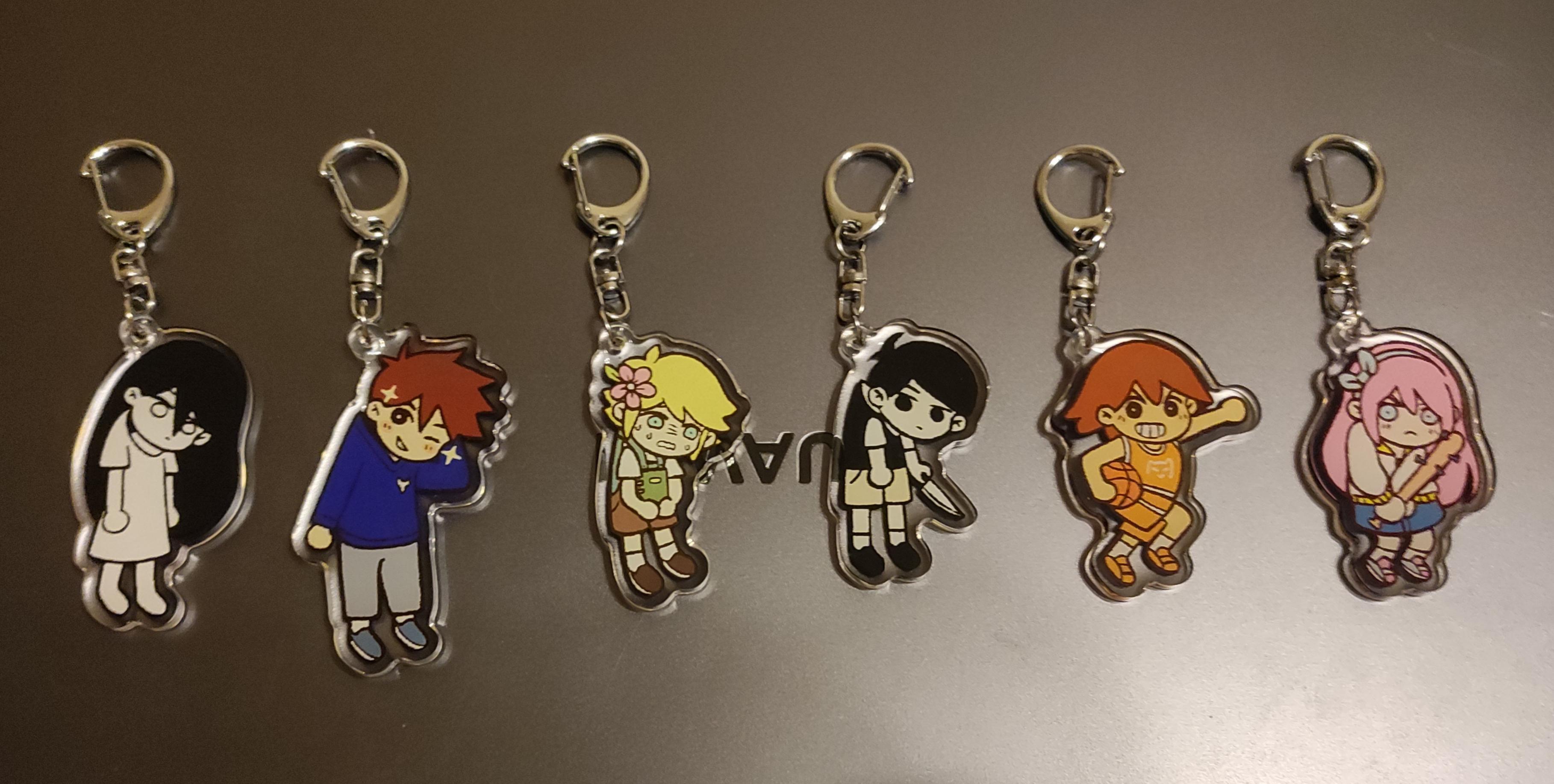 My keychains arrived today! : r/OMORI
