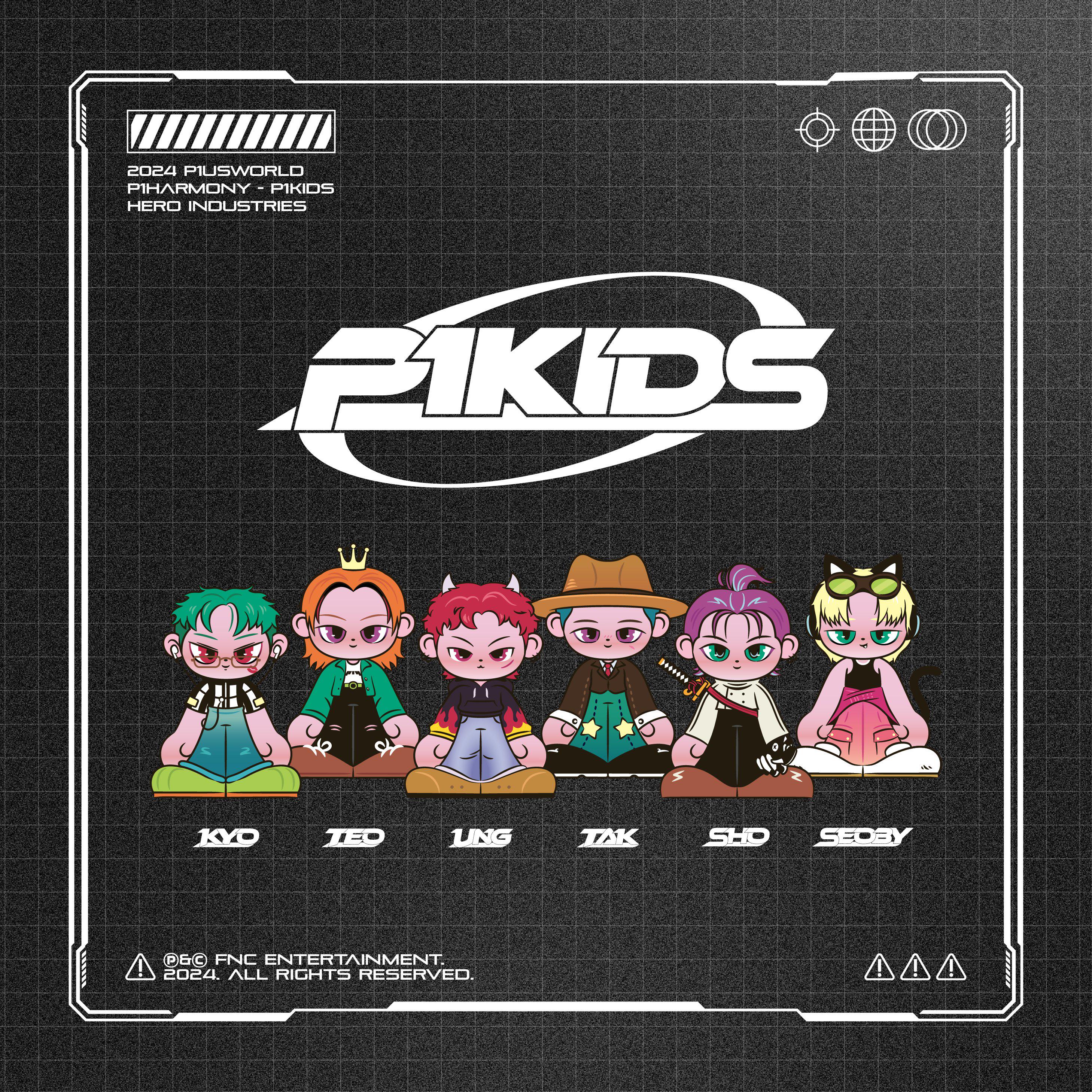 P1Harmony - Official Character 'P1KIDS' : r/kpop