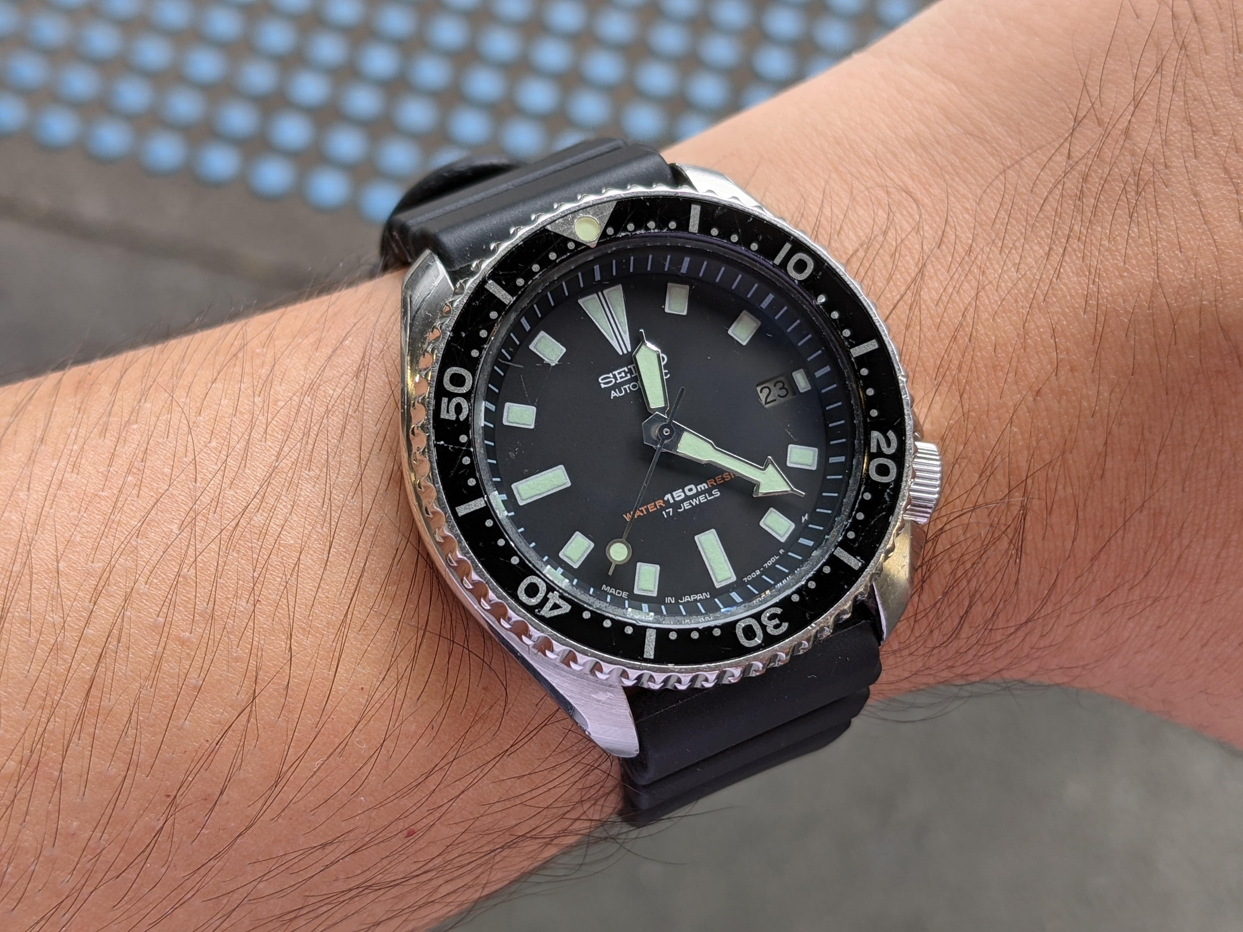 セイコー] 1992年製のヴィンテージ7002ダイバー : r/Watches