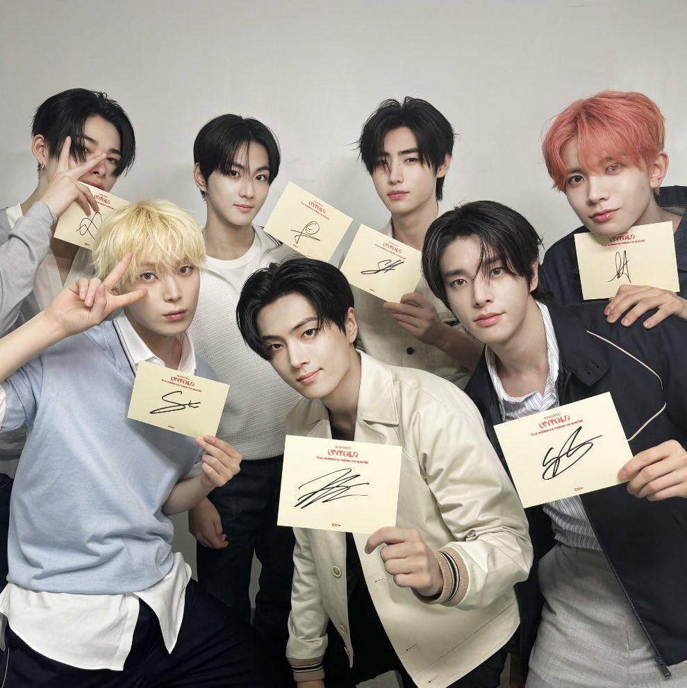 ROMANCE : UNTOLD サイン入りポストカード サイン : r/enhypen