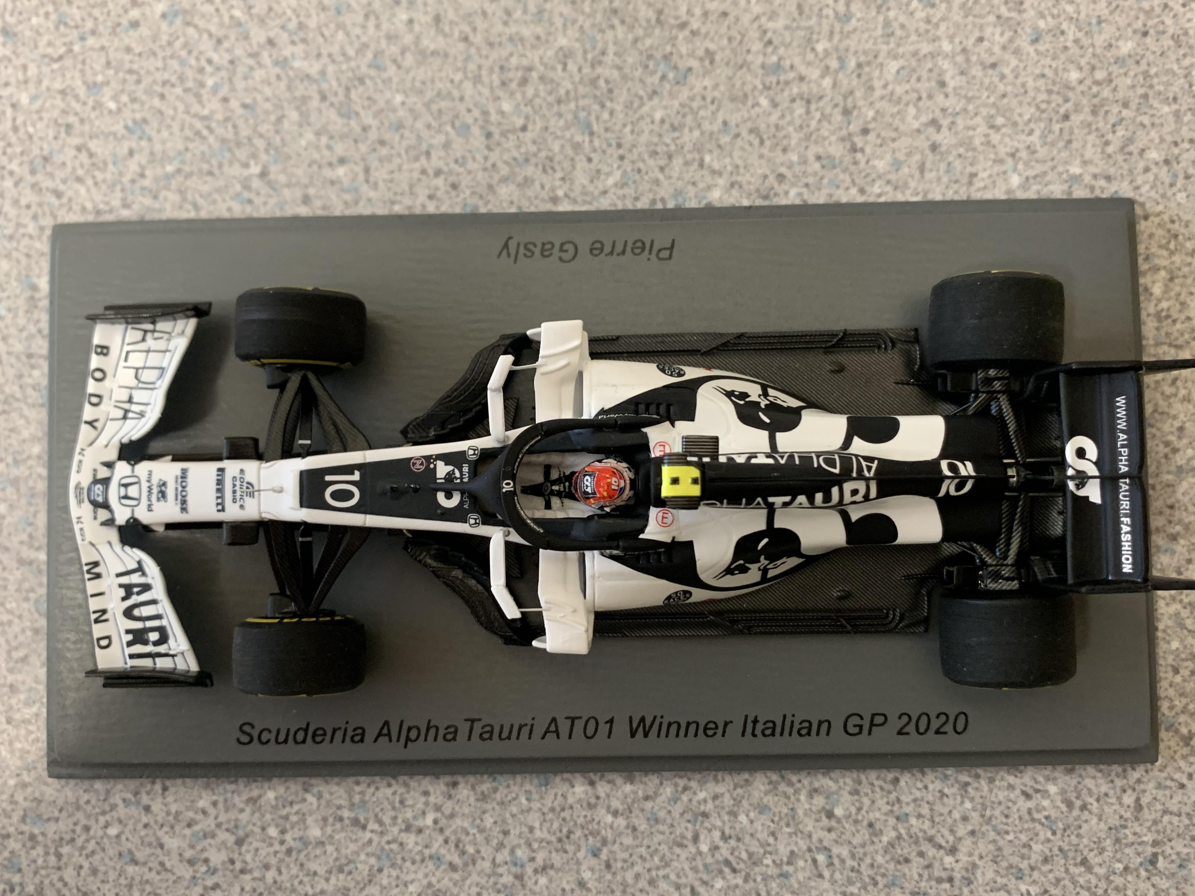 Spark 1/43 AlphaTauri AT01 Honda - Pierre Gasly (Monza 2020 Winner