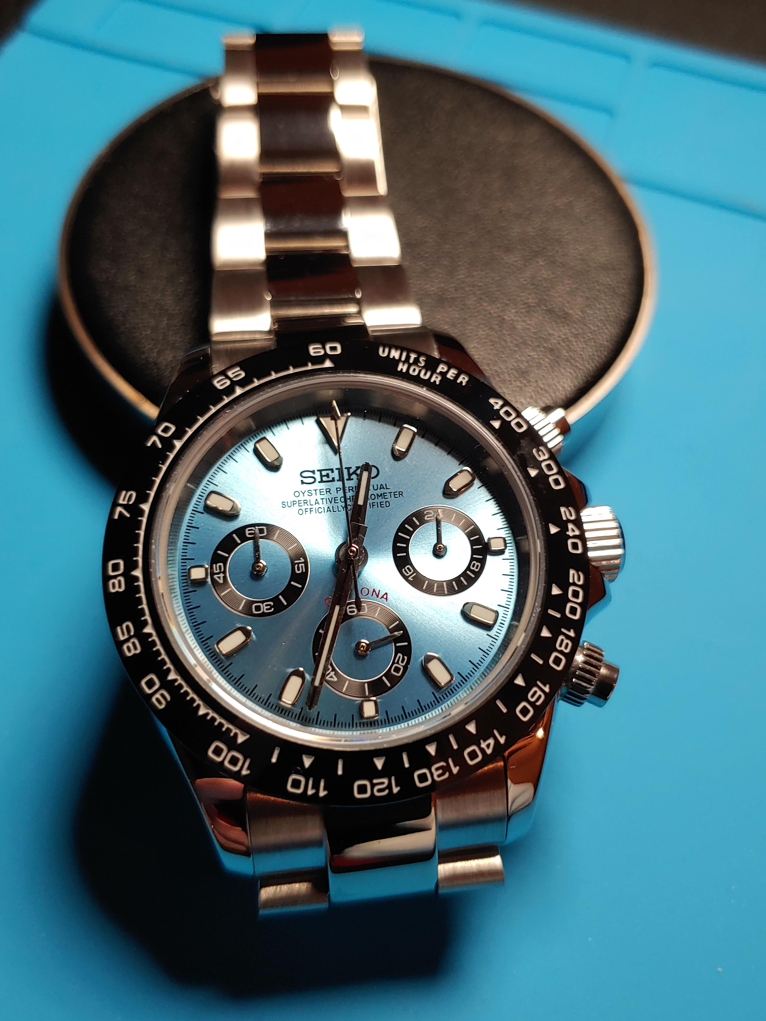 アイスブルーデイトナオマージュ : r/SeikoMods