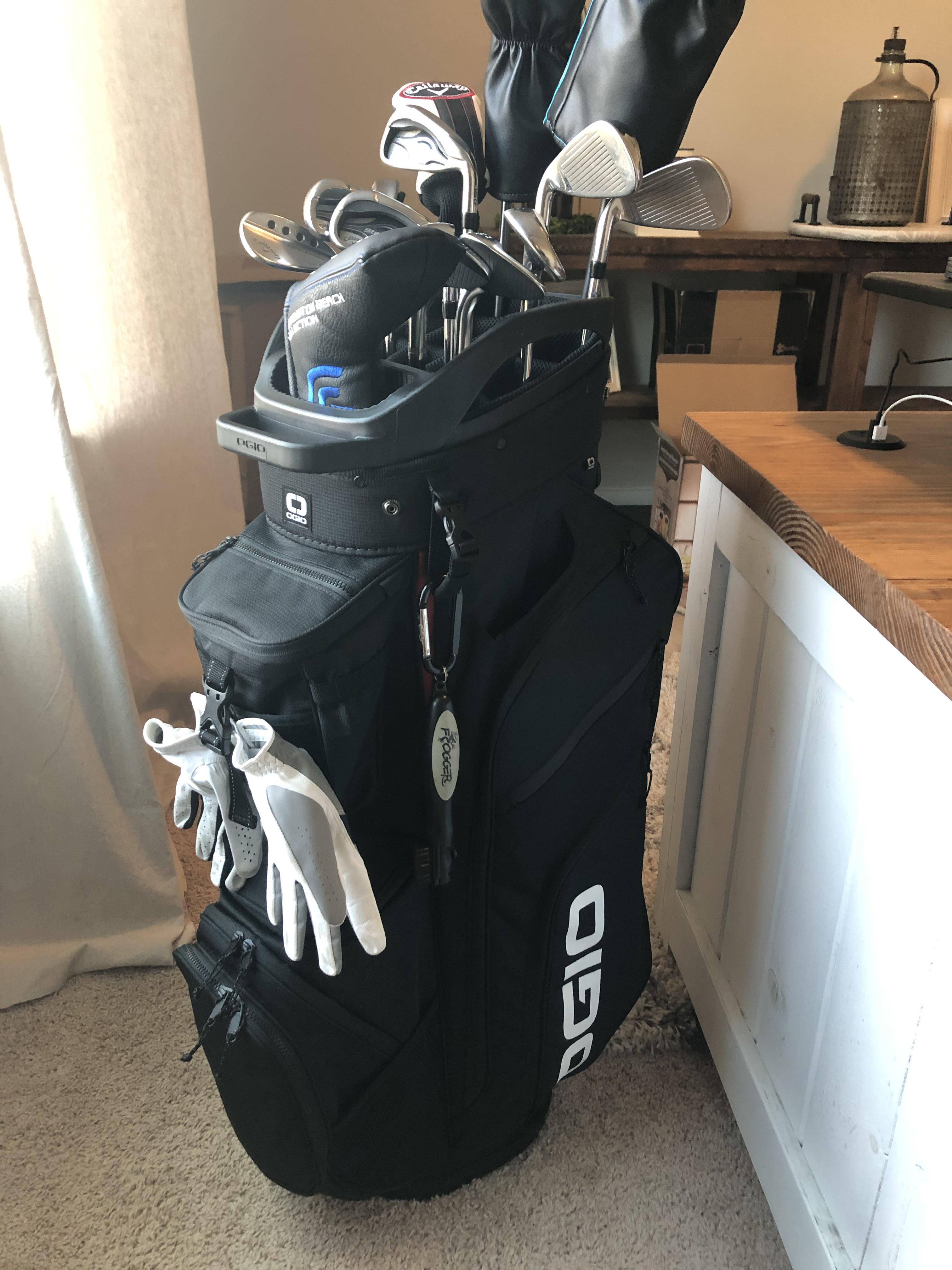 Long overdue. Got a new bag today. Ogio Convoy SE Cart bag. : r/golf