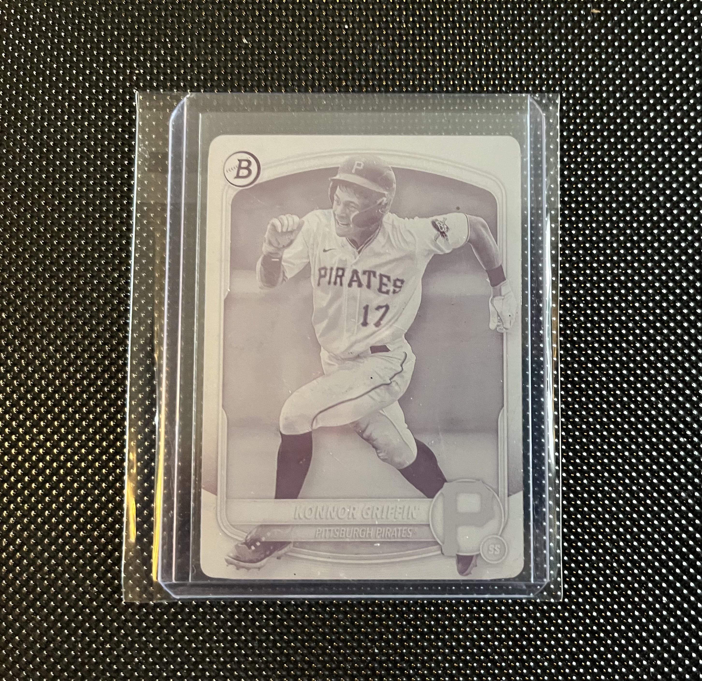 Konnor Griffin Bowman 1/1 Printing Plate FT, $175 : r/baseballcards