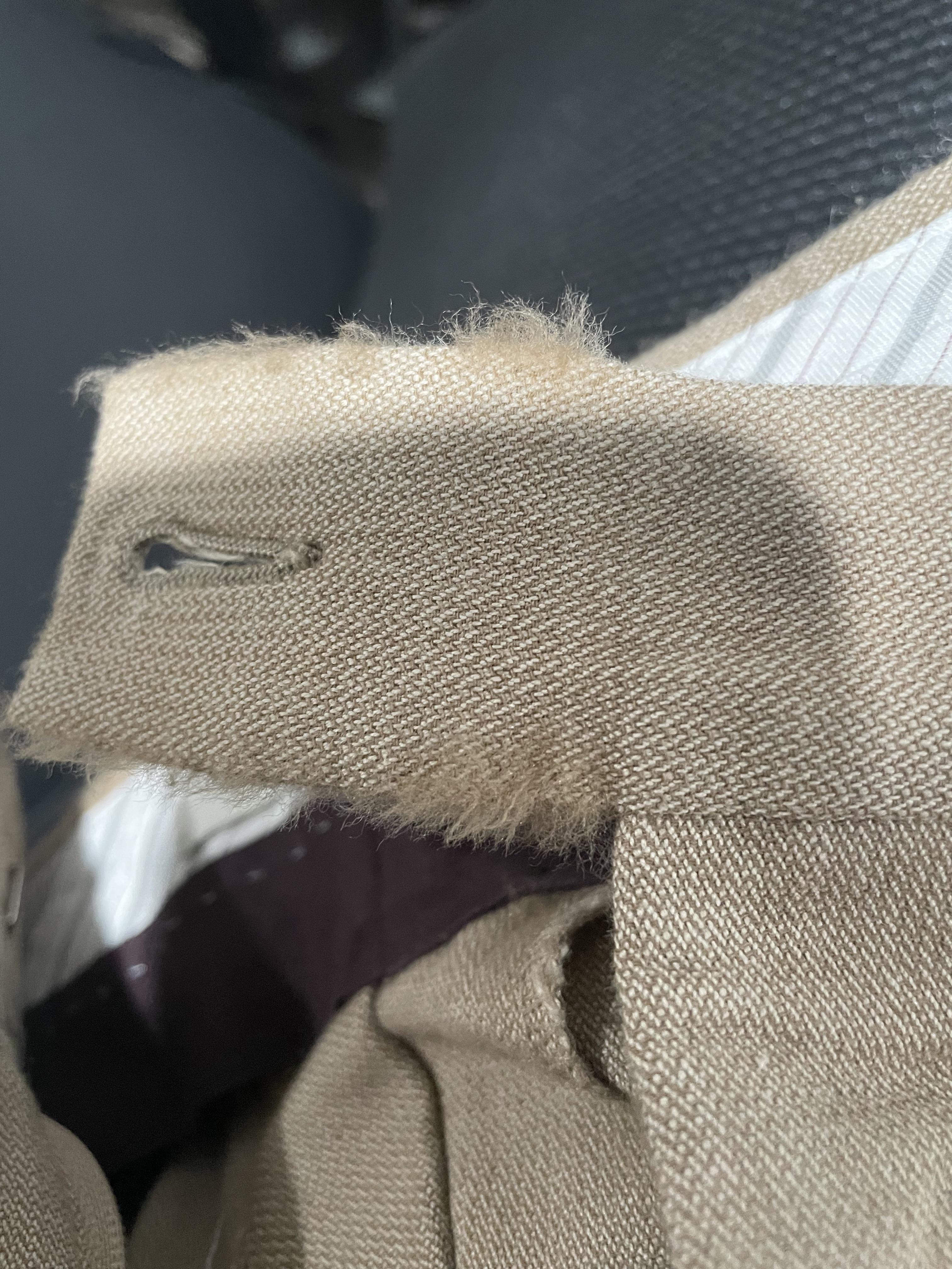 Damage to pants after dry cleaning : r/laundry