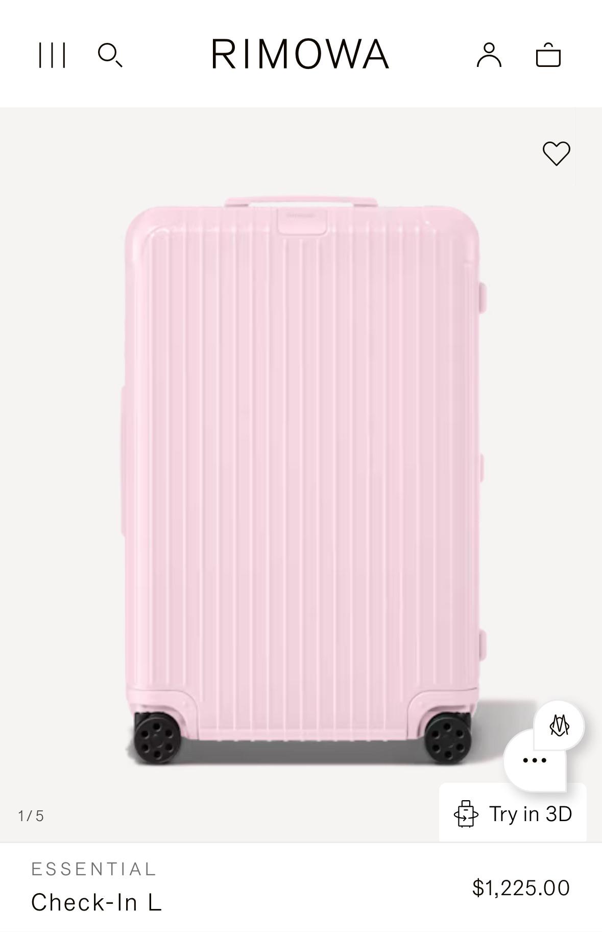 バレリーナピンクのCheck-in Lサイズ、買っちゃうべきかな？ : r/Rimowa