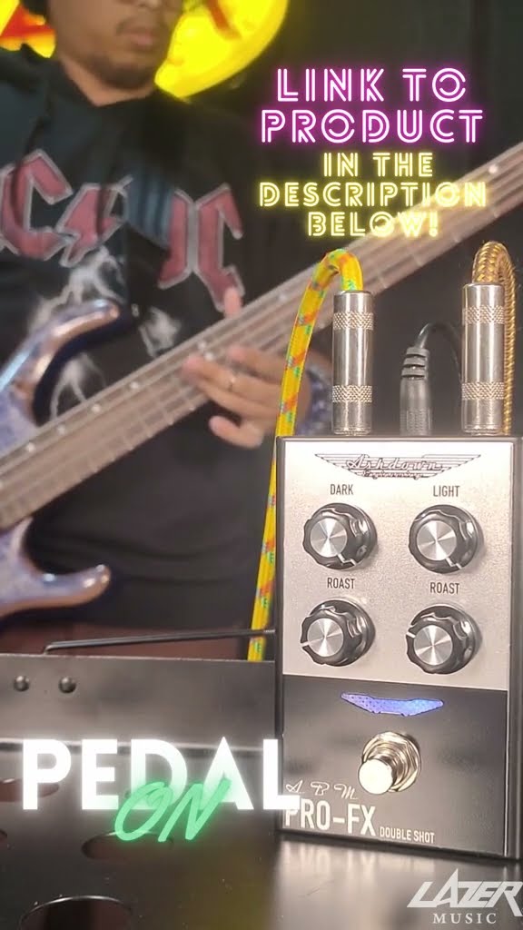 Double your bass power with the new Ashdown Double Shot pedal