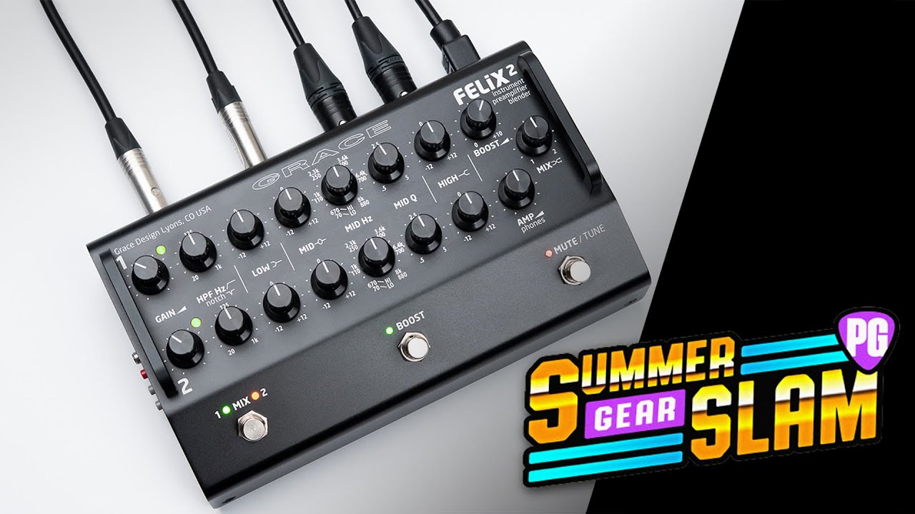 FELiX2 2ch instrument preamp / EQ / DI Acoustic Instrument and Mic