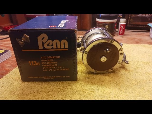 Penn 113H 4/0 Special Senator Red Plates Walkthrough Service - YouTube