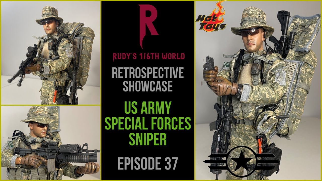 HOT TOYS: US ARMY SPECIAL FORCES SNIPER: RETROSPECTIVE SHOWCASE